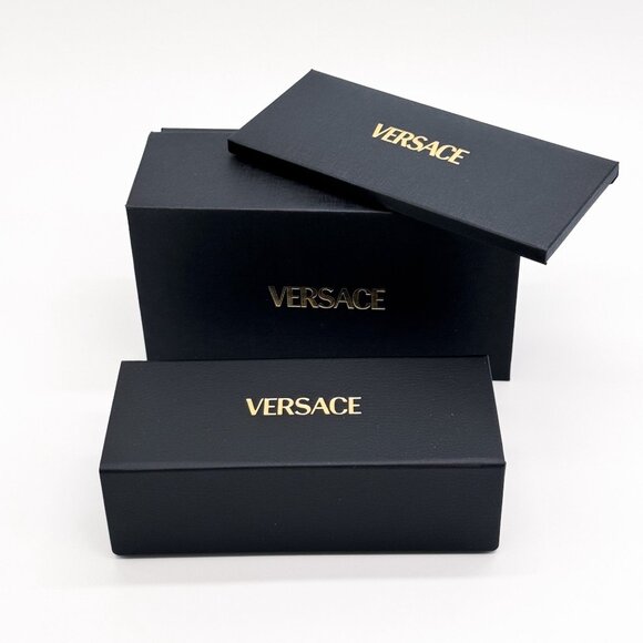 NEW VE2283 1002/87 VERSACE GOLD GREY AVIATOR SUNGLASSES VERSACE VE2283 100287 - Picture 10 of 10